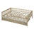Full Size Wood Daybed with Trundle, Fence Guardrails for Safe & Space-Saving Sleep, Natural