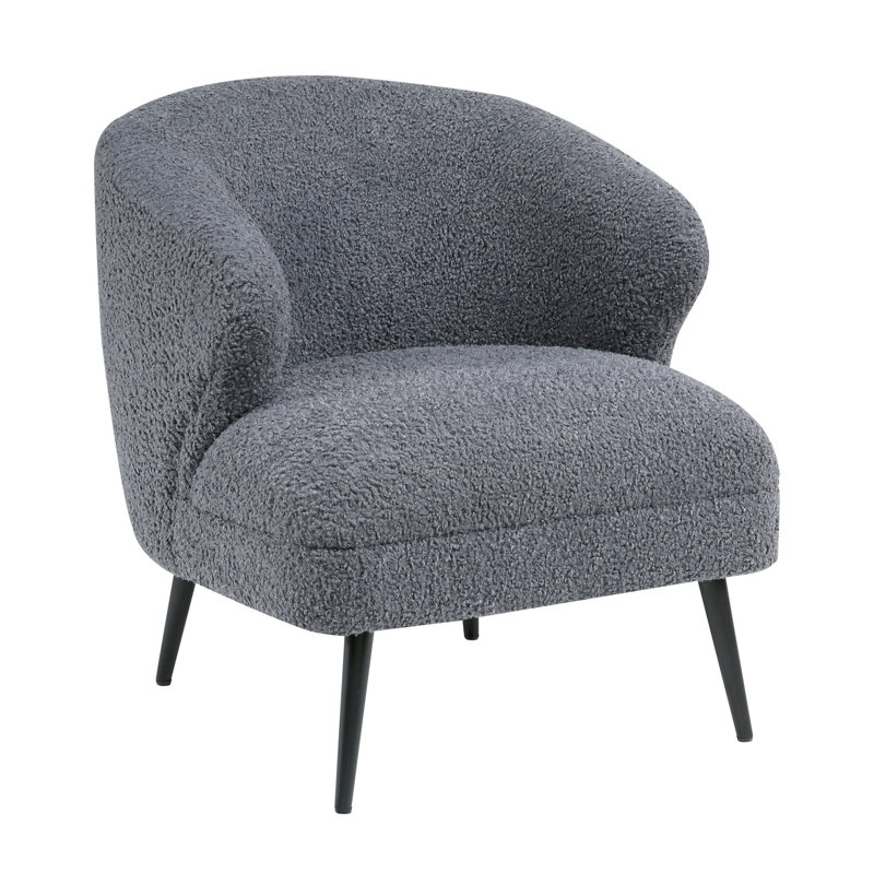Fauteuil d'appoint High Foam, Gris foncé