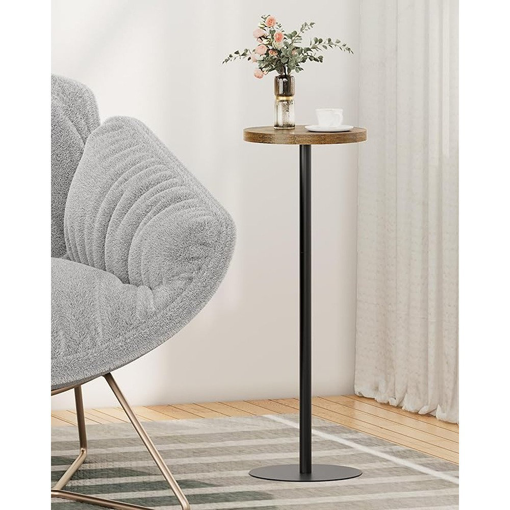 17 Stories Tutotak Tall Round Side Table, Small End Table, Set Of 2 ...