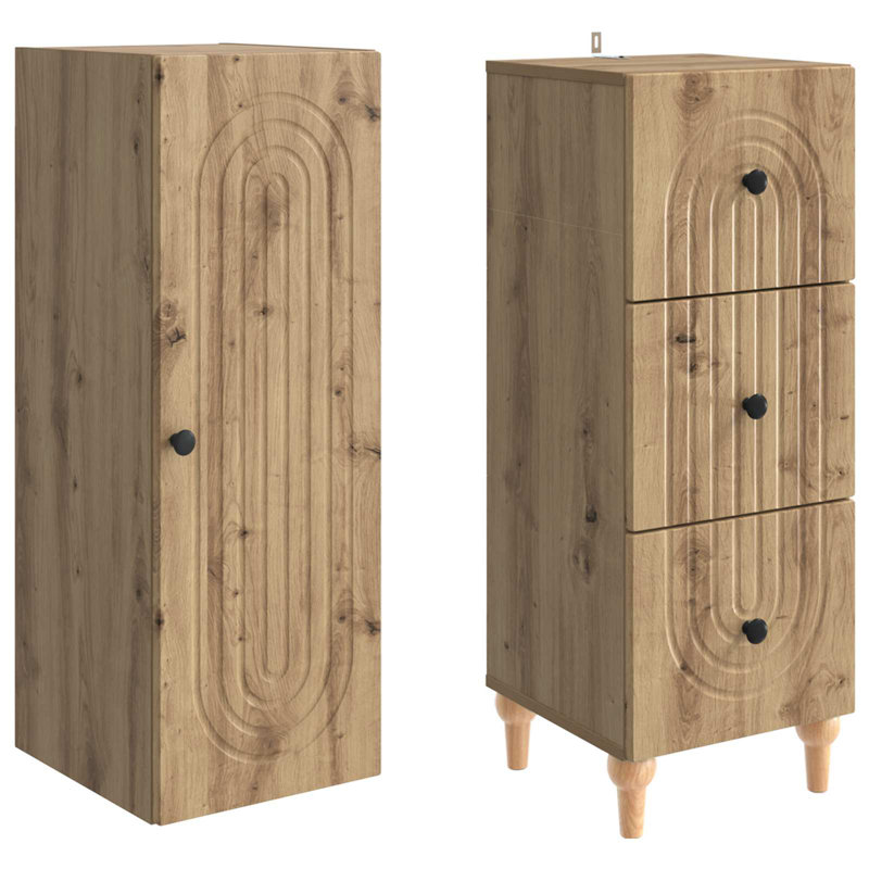 Storage Cabinet, Artisan Oak