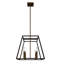 Burley Oak 8-Light Kitchen Island Linear Pendant-542117646