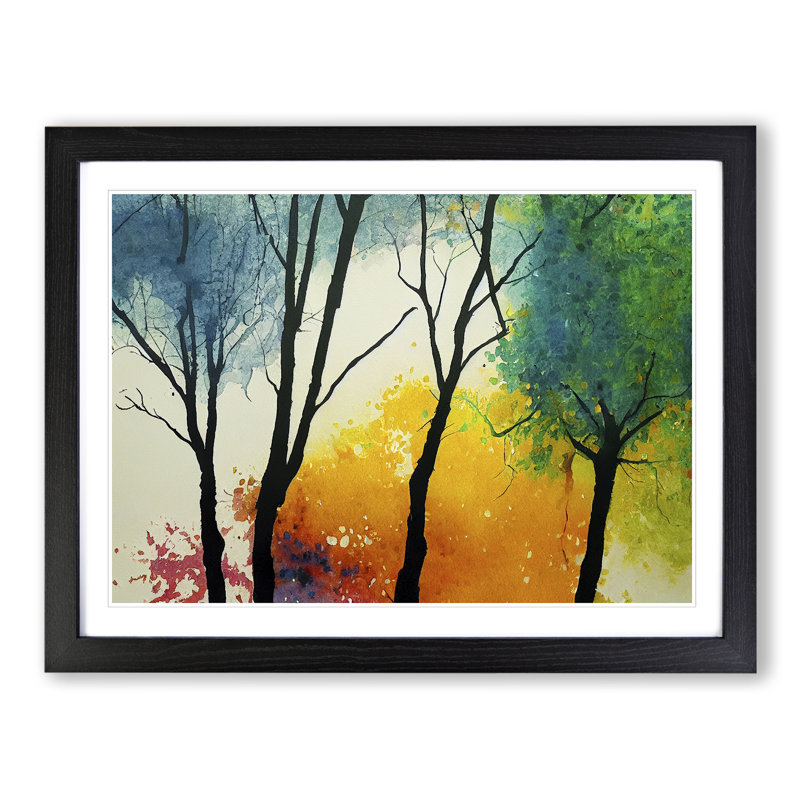 Glorious Trees Abstract - Framed Print