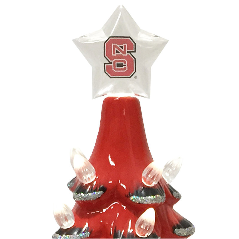 Arbre en céramique NCAA College Spirit, Nc State Wolfpack