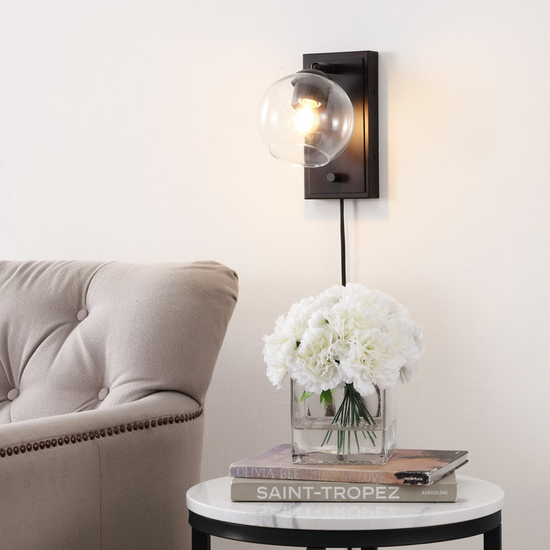Cresencia Iron Armed Sconce, Oil Rubbed Bronze