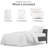 100% Cotton Sheet Set, 1000 Thread Count Hotel Luxury Bedding, Soft & Durable Bed Sheets, 4 Piece Set-106537307-106537304