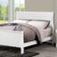 Lit simple simple blanc, style, moderne contemporain, bois massif, anglais, preuve, structure de lit 47H-130847613-130847615