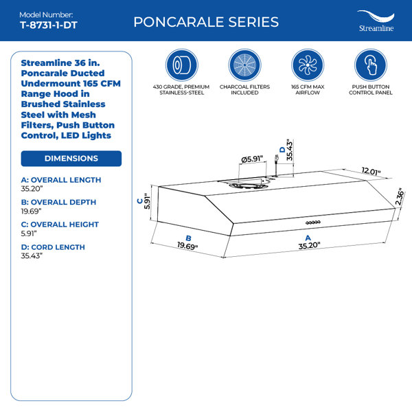 Dimensions du produit