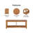 Newcastleton Solid Wood TV Stand for TVs up to 50"-91870400