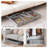 Fabric Shoe Storage Containers with Adjustable Dividers, Under Bed Shoe Organizer fits up to 24 Pairs, Gray-1624050494
