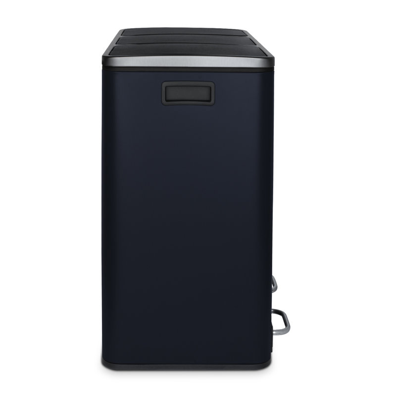 54 Litre Step On Recycling Bin, Blue