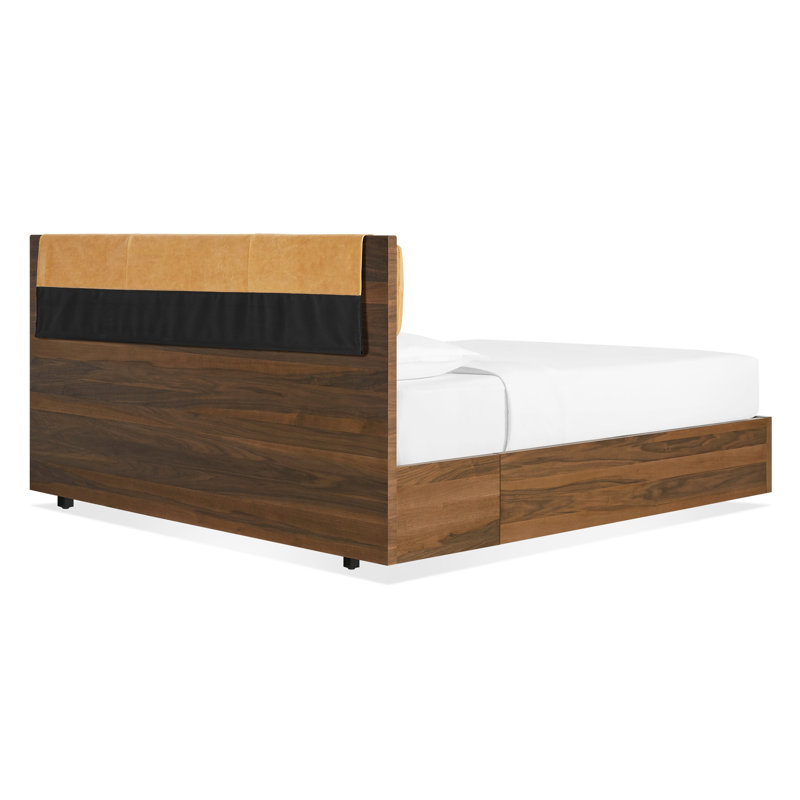 Homecoming Outdoor Bed, King, Camel Genuine Leather