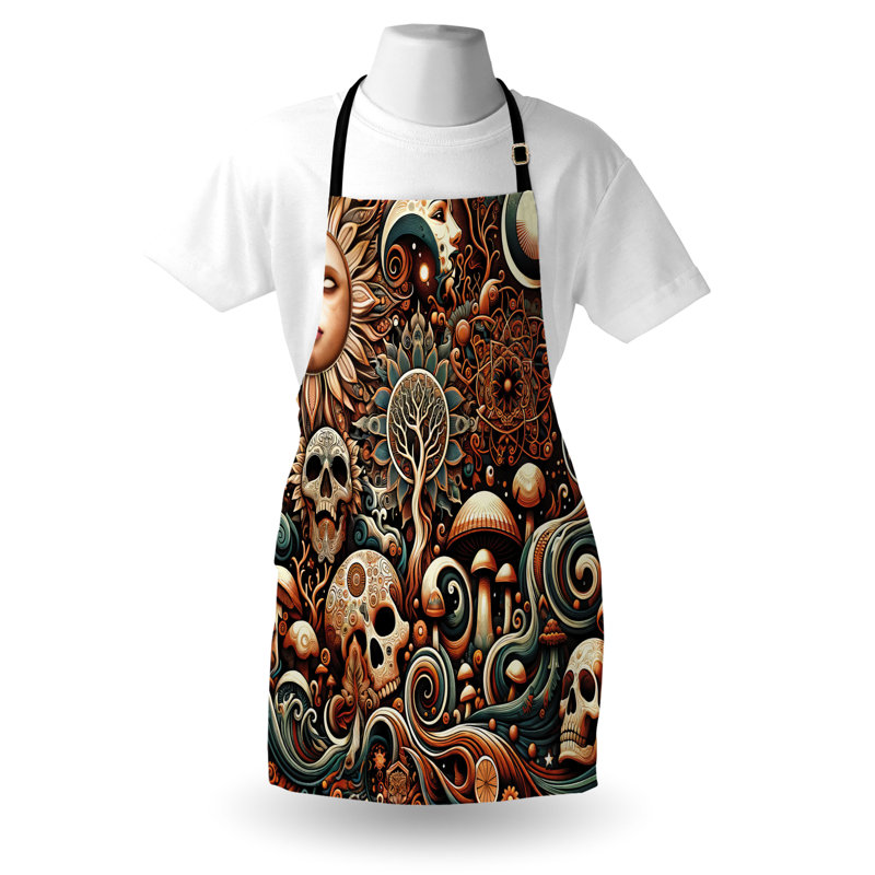 No Pattern Bib Apron