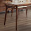 Table de salle à manger haute qualité en noyer