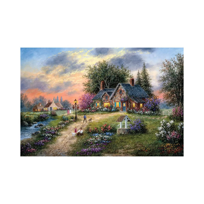 Stoney-Brook Cottage by Dennis Lewan - Wrapped Canvas Gallery-Wrapped Canvas Giclée, 30.48 cm H x 45.72 cm W