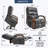 Power Lift Recliner Chair with Solid Wood Armrests, Heat Massage and Heavy Duty Motion Mechanism-45921293
