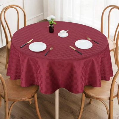 Nappe ronde imperméable et infroissable