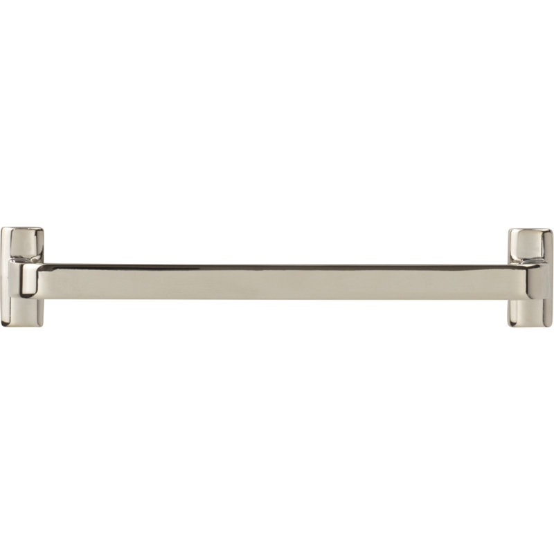 Harrison Bar Pull, Polished Nickel, 6 5/16" Center to Center