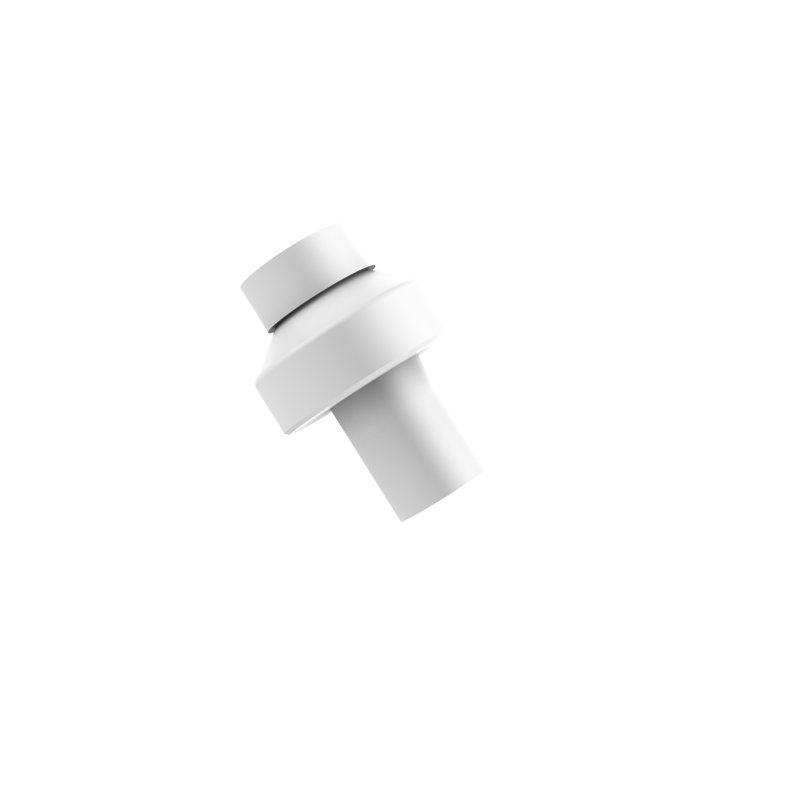 Poignée cylindrique de 1 po de diamètre Ballenas, Blanc mat