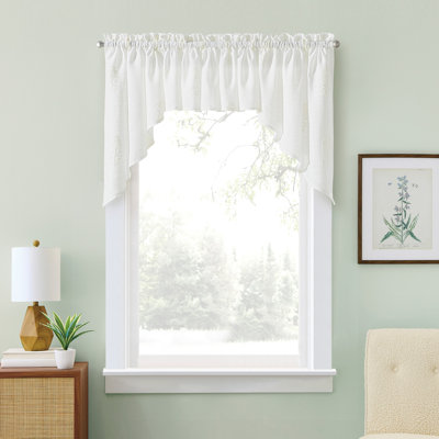 Rideau fleuri blanc Curtainworks