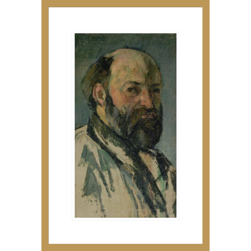 Autoportrait par Paul Cézanne, impression giclée sur cadre, H 21,75 po x l 14,56 po