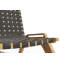 Draper Teak Outdoor Woven Chat Chair