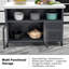 Îlot de cuisine 39,37 po Nordic-132896295
