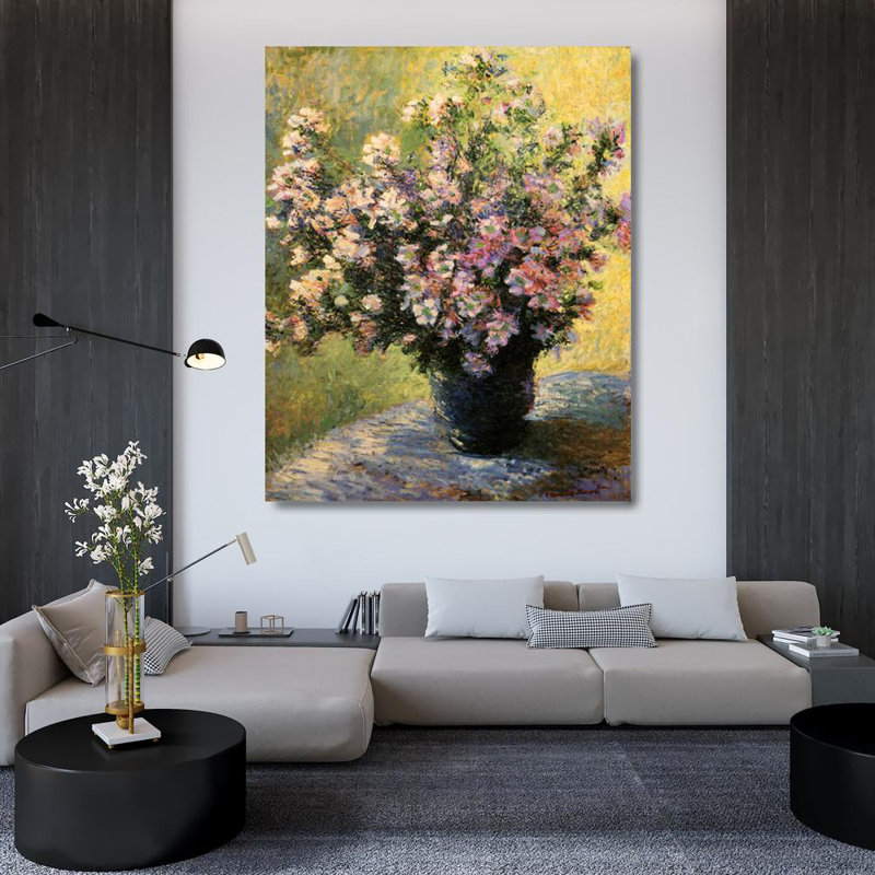 Vase de fleurs, H 45 po x l 36 po