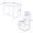 Laubin 6 - Piece Trestle Dining Set, Rectangular Dining Table and 4 Dining Chairs-235851633