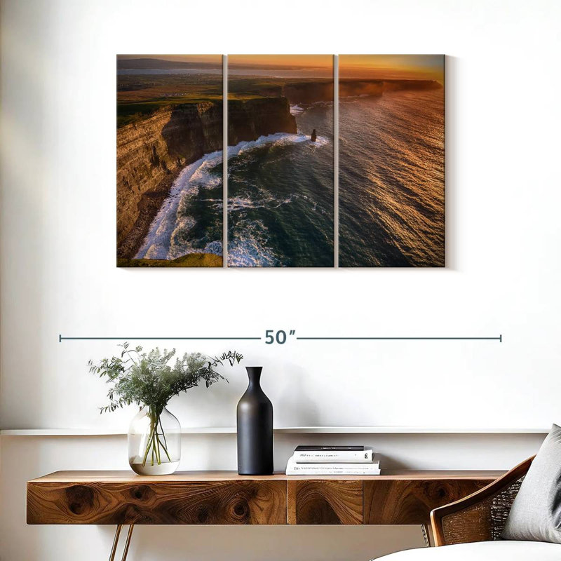 Nicci Moher Cliffs, 24" H x 38" W