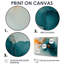 Abstrait abstrait renard doré et turquoise I - renoncule, art mural-870029684-870029695-870029691