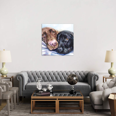 Friends by George Dyachenko - Painting on Canvas