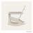 POLYWOOD Modern Adirondack Rocking Chair-50289036