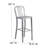 Indoor/Outdoor Commercial Grade Metal Modern Barstools (Set of 2) by Flash Furniture-2018702041-2072328337