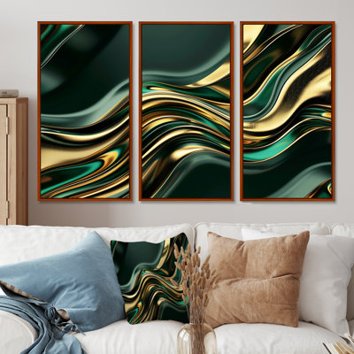 Cayson - Waves Wall Art Print Set