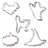 CookieCutter.com 5 -Piece Non-Stick Cookie Cutter
