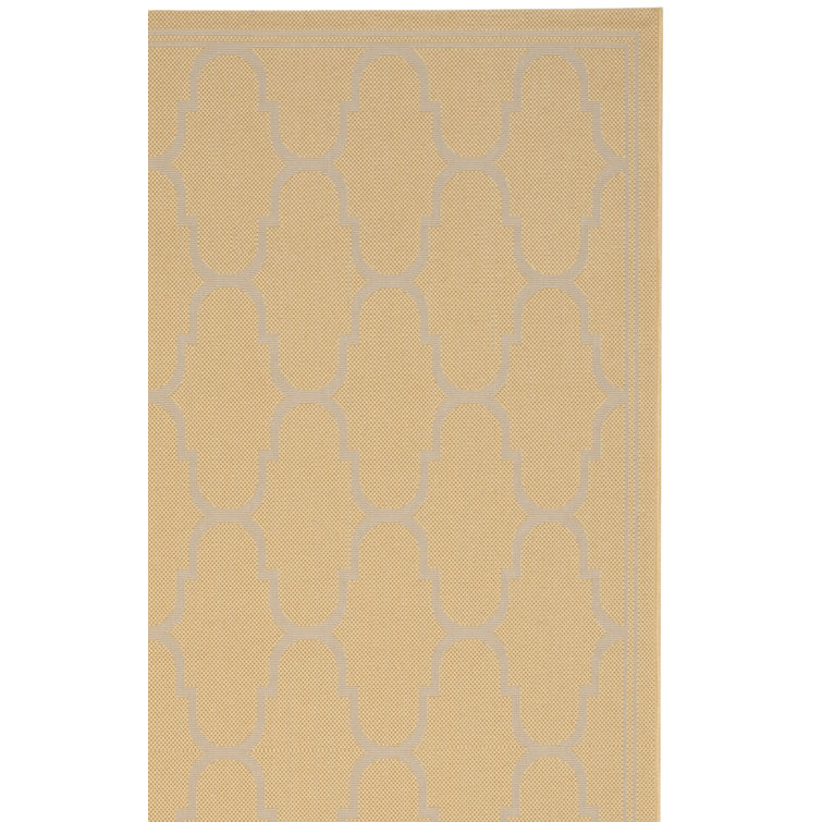 Sayde Beige Indoor/Outdoor Area Rug