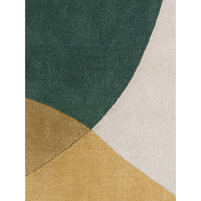 Deshonta Abstract Wool Hand Woven 200cm X 300cm Area Rug