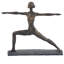 Sculpture en laiton Polystone Yoga