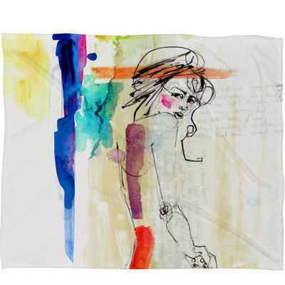 Holly Sharpe Rainbow Throw Blanket
