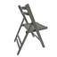 Ensemble de 4 chaises pliantes en bois-130094319