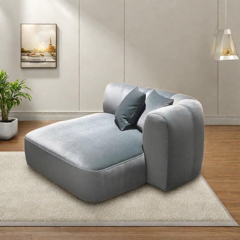 Chaise en pin confortable et élégante, Orienté à droite