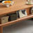 Simple Cherry Wood Solid Rectangular Coffee Table