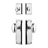 Nostalgic Warehouse New York Entry Set with Homestead Knob