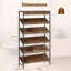 161cm H x 90cm W Metal Etagere Bookcase