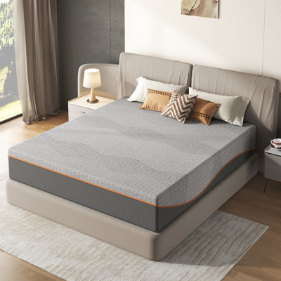 10 Inch King Size Memory Foam Mattress, Breathable Cooling, Medium Feel, Fiberglass , - Relieving, With Tea And Charcoal, Safe Materials, Us Foam, Cover, Compressed For Easy Delivery, Fits Most Bed