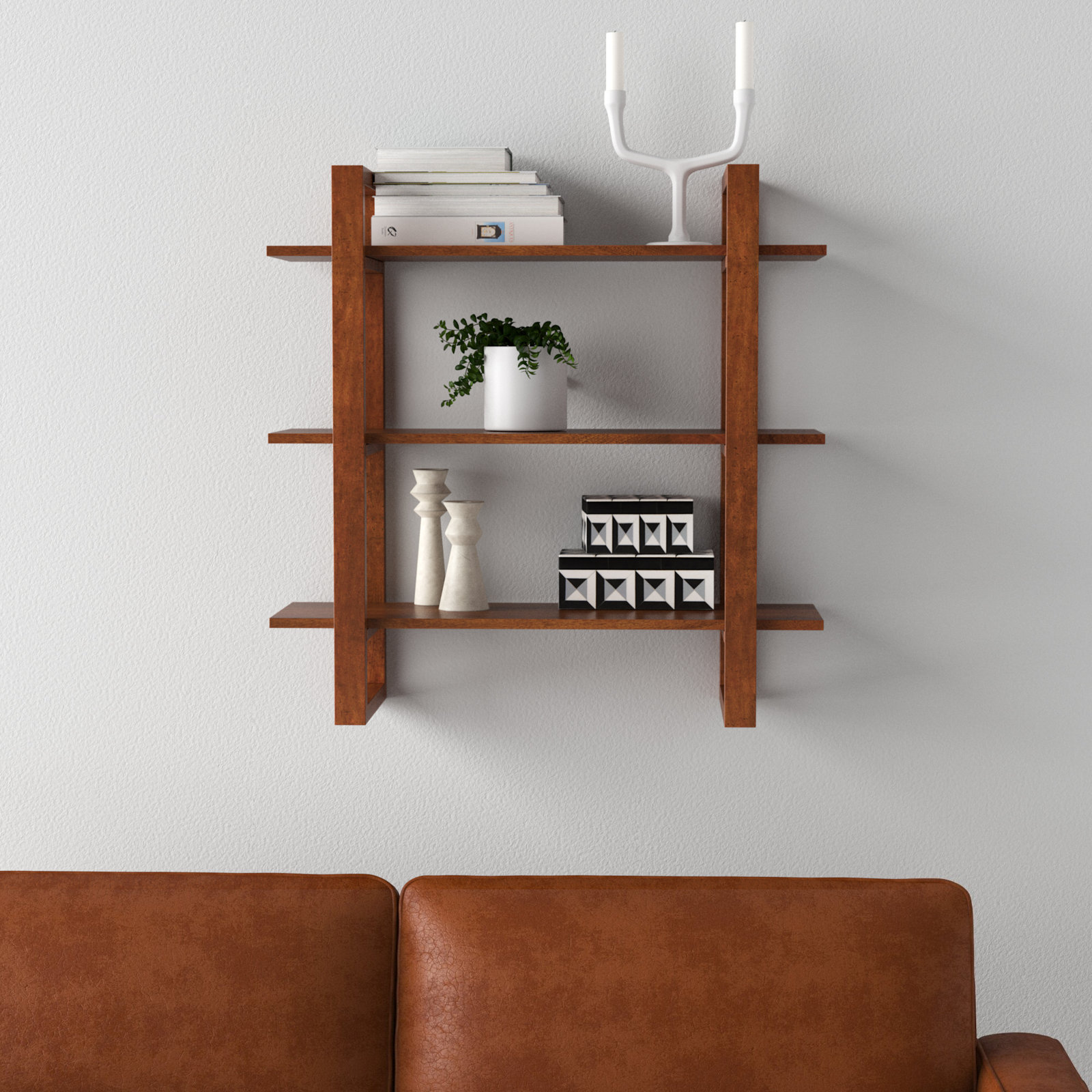 Sufjan 32" Floating Shelf, Walnut