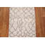 Tapis unique en laine noué à la main ivoire / gris nouvel âge 2 pi x 3 pi