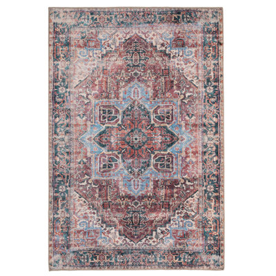 Caithlin Vintage Look Cotton Area Rug