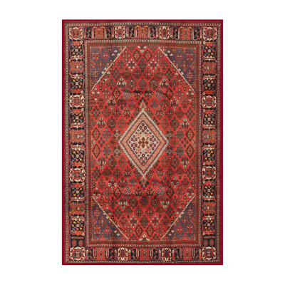 Tapis beige / orange / rouge Dellrey