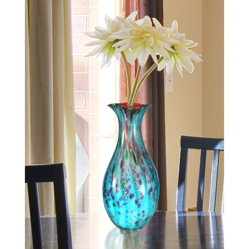Grasty Handmade Glass Table Vase